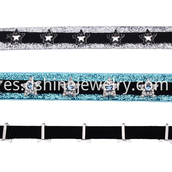 Crystal Beads Star Charm Choker